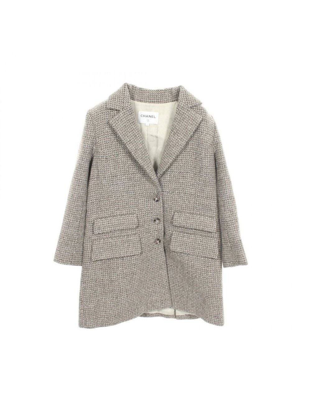 Chanel Coco Buttons Wool Coat
